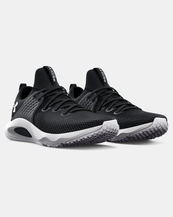 Chaussures d'entraînement UA HOVR™ Rise 3 pour homme, Black, pdpMainDesktop image number 3
